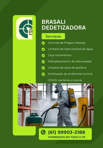 Empresa de limpeza de caixa de gordura no Distrito Federal